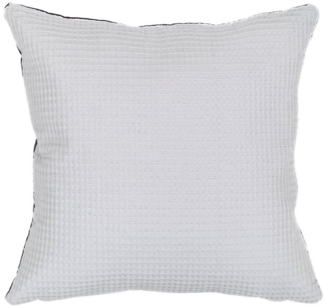 Amilian Dekokissen Dekoratives Kissen 40x40 cm mit Füllung, Waffel Baumwolle