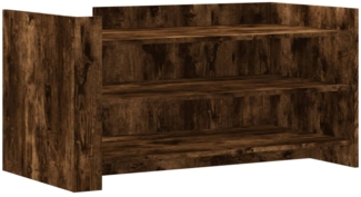 vidaXL Couchtisch Räuchereiche 100x50x50 cm Holzwerkstoff 848350