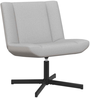 vidaXL Drehstuhl Wolkengrau 63 x 75 x 76 cm Stoff 42007333