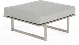 Sonnenpartner Lounge-Hocker Lotus Edelstahl Loungehocker Sitzhocker