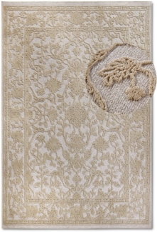 Villeroy & Boch Teppich Ambroise, rechteckig, Höhe: 5,5 mm, Nachhaltig, Wohnzimmer, Schlafzimmer, Modern, Hoch-Tief Effekt, Flur