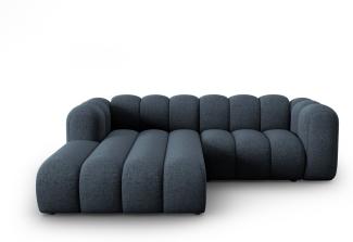 Micadoni Modulares Ecksofa Lupine 3-Sitzer Links Chenille Königsblau