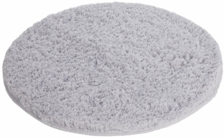 Möve Badematte Superwuschel, Badvorleger, Badezimmer Teppich, Höhe 40 mm, rutschhemmend beschichtet, fußbodenheizungsgeeignet, schnell trocknend, strapazierfähig, Polyester, rund, Mikrofaser-Badematte, Badteppich, rechteckig, rund & als 3-tlg. Set