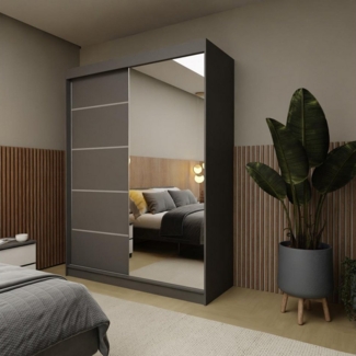 Compleo Schwebetürenschrank 160 cm breit NAPOS, Elegant design