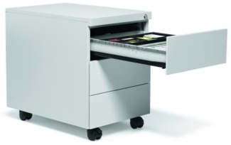 Soennecken Rollcontainer 3xSchub 39x55x79cm lichtgrau