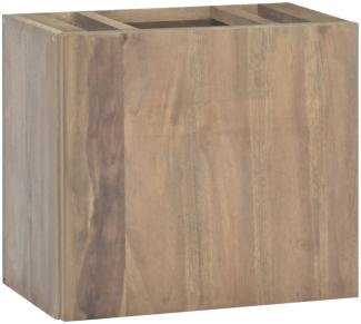 vidaXL Wand-Badschrank 45x30x40 cm Massivholz Teak 338251