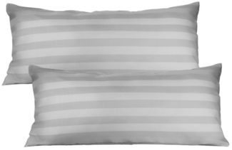 KEAYOO Kissenbezüge Satin Kissenbezug, (2 Stück), 100% Baumwolle mit Reißverscluss