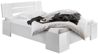 BMG Möbel Futonbett Graz (Bett 140x200 Doppelbett Jugendbett in 5 Farben, Mit Rollrost), mit oder ohne Rollrost