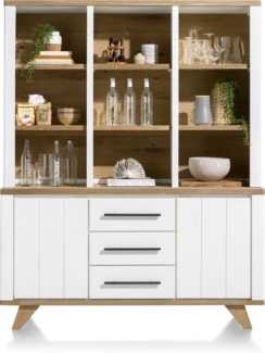 Henders & Hazel Buffet Jardin Eiche Railway | weiß