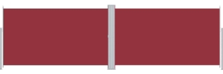 vidaXL Seitenmarkise Ausziehbar Rot 180x600 cm 318005
