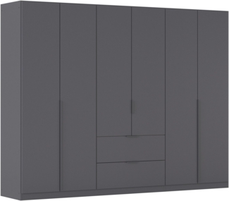 rauch Drehtürenschrank Kleiderschrank Schrank Garderobe AGORDO mit Dekor- oder Hochglanzfront (in zwei Griff-Farben, Breiten 91-360 cm) mit Außenschubkästen, in 7 Breiten und 2 Höhen MADE IN GERMANY