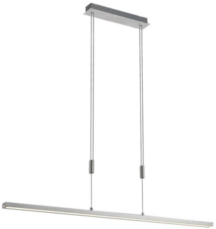 Lucande LED-Hängeleuchte Myron, dimmbar, LED-Leuchtmittel fest verbaut, Farbwechsel warmweiß / tageslicht, Modern, Aluminium, Metall, alu, 1 flammig, inkl. Leuchtmittel,dimmbar