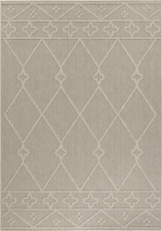 Outdoor Teppich Piero rechteckig - 240x340 cm - Beige