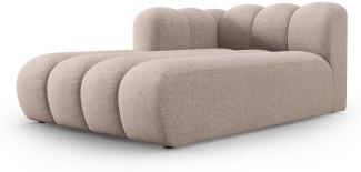 Micadoni Chaise Longue Lupine 2-Sitzer Links Chenille Beige