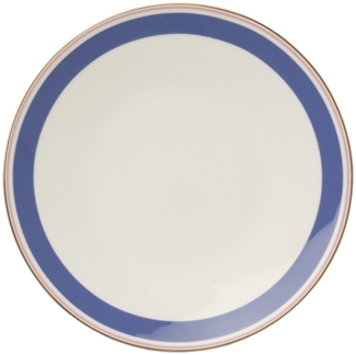 Dibbern Capri Teller 28 cm Blau / Rosé