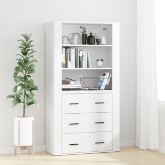 vidaXL Highboard Weiß Holzwerkstoff 3185391