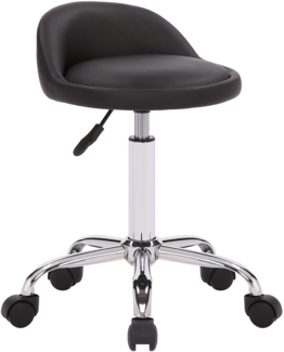 Arbeitshocker Teramo Kunstleder, schwarz