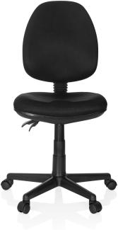 hjh OFFICE Home Office Bürostuhl CITY 25 Stoff, Verstellbare Sitzhöhe, Schwarz