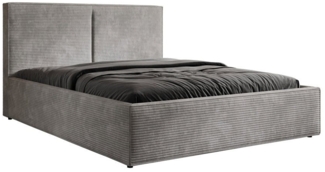 Luxusbetten24 Polsterbett Designer Polsterbett Elara in Cord, mit Stauraum