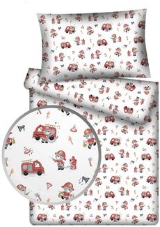 KiGATEX Kinderbettwäsche KiGATEX Set 2-teilig, 100x135 + 40x60 cm, für Mädchen + Jungen, 100% Baumwolle, weich & atmungsaktiv, waschbar bei 60°C