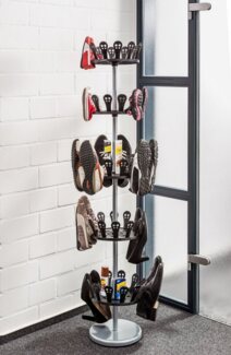 Schuhständer, drehbar, für 30 Schuhpaare