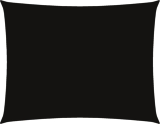 vidaXL Sonnensegel Oxford-Gewebe Rechteckig 5x6 m Schwarz 135769
