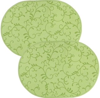 Erwin Müller Platzset Tischset "Essen" 2er-Pack, abwaschbar Ranke