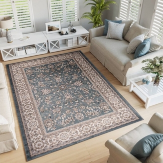 Tapiso Teppich COLORADO, rechteckig, Höhe: 10 mm, Wohnzimmer, Schlafzimmer, Kurzflor, klassisch Design