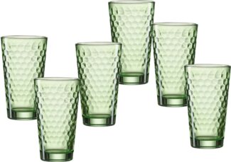 Ritzenhoff & Breker Favo Longdrinkglas 400 ml grün 6er Set - DS