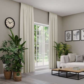 Neutex for you! Vorhang nach Maß ARUBA (1 St), Multifunktionsband, verdunkelnd, Jacquard, Uni Dimout, hochwertige Webstruktur