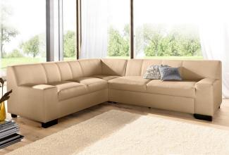 DOMO collection Ecksofa Norma L-Form, wahlweise mit Bettfunktion