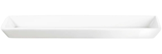 ASA Selection 250°C Servierplatte / Top, Rechteckig, Porzellan, Weiß, B 26 cm, 52145017