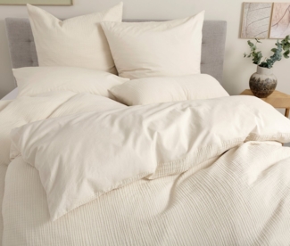 OTTO home Wendebettwäsche Sari3, Musselin, Renforcé, 2 teilig, NEUHEIT: aus 100% Baumwolle in weichem Musselin, Rückseite Renforcé