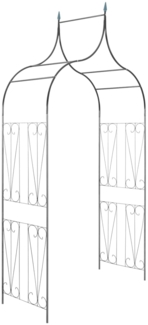 vidaXL Rosenbogen mit Deko-Spitzen Dunkelgrün 40777