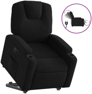vidaXL Relaxsessel mit Aufstehhilfe Elektrisch Schwarz Stoff 3204394