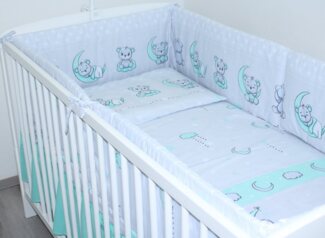 Primawela Bettnestchen Nestchen 420 cm Bettumrandung Baby Bett Kinder Nest Kopfumrandung