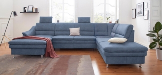 sit&more Wohnlandschaft Cardoso U-Form, mit Federkern und Kopfstützen, mit Bettfunktion und Relaxfunktion