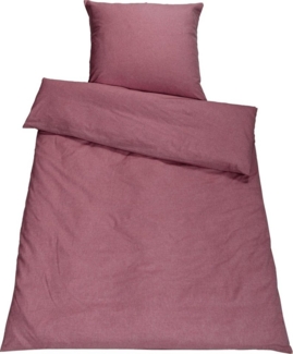 SETEX Bettwäsche Chambray, Chambray, 2 teilig, in diversen Uni-Tönen