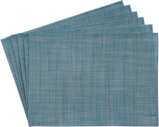 APS Platzset Schmalband, (6-St), mit umgenähten Rand, leicht abwischbar, 45x33 cm