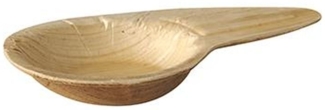 25 Fingerfood - Löffel, Palmblatt "pure" 10,5 cm
