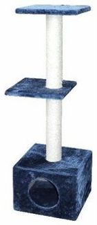 TrendLine Kratzbaum Felino 37x37 cm Katzenkratzbaum Sisal, blau