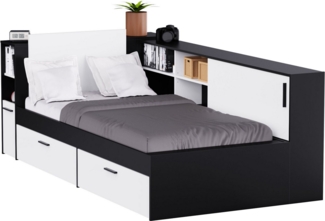 Demeyere GROUP Stauraumbett DREAMPAD Bett 90x190/200 mit Ablage