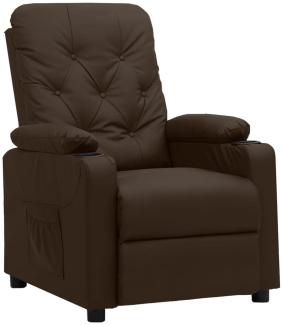 vidaXL Relaxsessel Braun Kunstleder [339123]