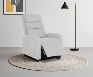 Home affaire Relaxsessel BERVILLE, TV-Sessel, Ruhesessel mit Schlaffunktion, Webstoff, Liegesessel mit manueller Relaxfunktion