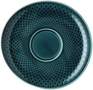 Café au Lait Untertasse Junto Ocean Blue Rosenthal Milchkaffeetasse - Mikrowelle geeignet, Spülmaschinenfest