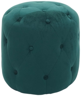 MCW Polsterhocker MCW-D22, Mit Fußbodenschonern, Komplett montiert, Sitzbezug mit Knopfsteppung