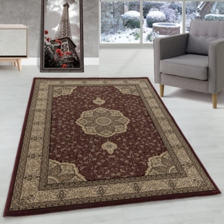 Carpettex Orientteppich Orientalisch Design, Läufer, Höhe: 9 mm, Orient Teppich Wohnzimmer Orientalisch Design Kurzflor Pflegeleicht