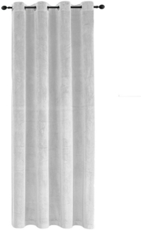 Haus und Deko Gardine Verdunkelungsvorhang Samt weich Ösen Vorhang blickdicht abdunkelnd, Ösen (1 St), Polyester