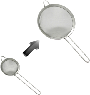 Küchensieb / Teesieb 8 cm mit Rand