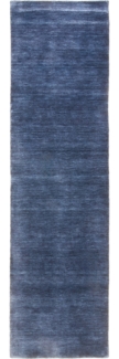 Morgenland Gabbeh Teppich - Loribaft Softy - Teppstar - läufer - 300 x 80 - Petrolblau